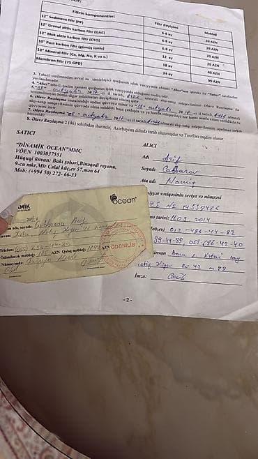 brita su filteri: Ocean markalı su təmizləmə sistemi + mineral duş başlığı - Brend — 3