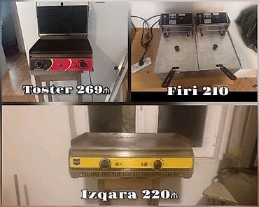 butka satilir: Firi aparatı 210₼ Toster 269₼ Izqara 220₼ BAŞQA AVADANLIQLARDA VAR — 1