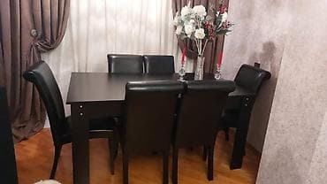 isdol: Qonaq otağı üçün, Açılmayan, Dördbucaq masa, 6 stul — 1