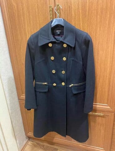 Palto, DKNY, M, rəng - Qara