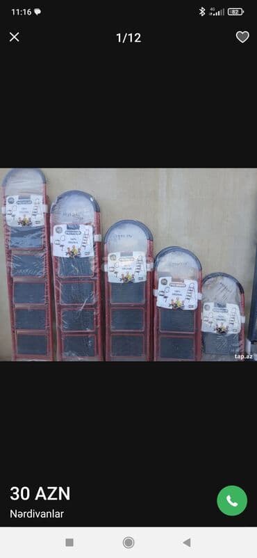 Darvazalar və aksesuarlar: Məişət və peşəkar istifadə üçün metal qatlanan pilləkənlər — 1