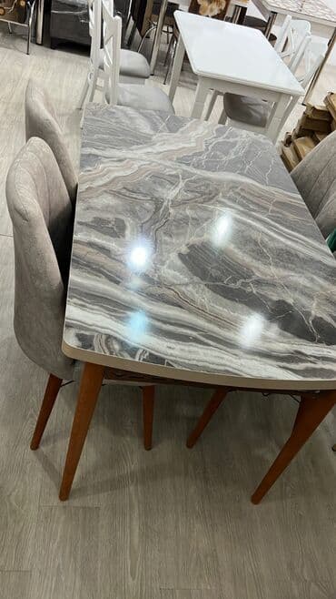 maşın satışları: Mətbəx üçün, Yeni, Açılan, Dördbucaq masa, 4 stul — 1