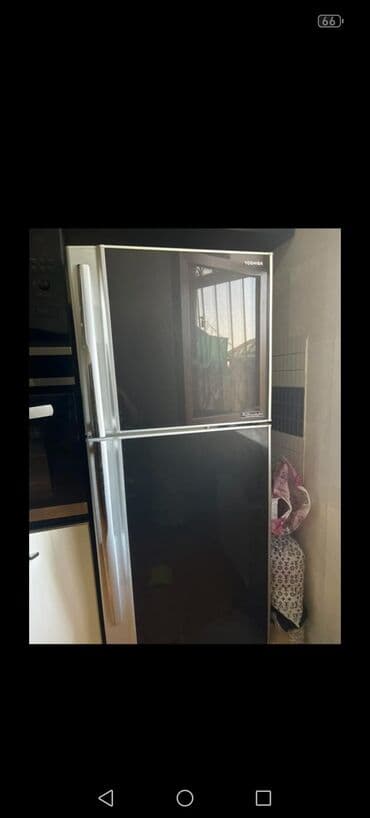 derin dondurucu ikinci el: İşlənmiş 2 qapılı Soyuducu Satılır, rəng - Qara — 1