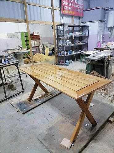 Нераскладной, Дерево, Прямоугольный стол — 5