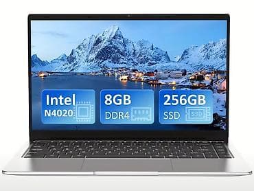 Noutbuk – Intel Celeron N4020, 8 GB DDR4 RAM, 256 GB SSD - Prosessor