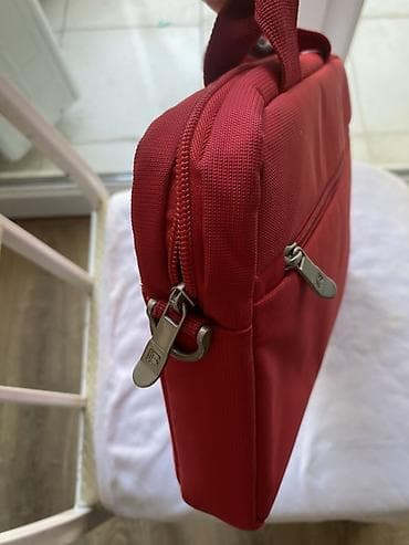 sumqa: Brinch marka noutbuk çantası – qırmızı rəng - Şık və yüngül dizayn — 3