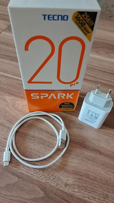 Elektronika: Tecno Spark 20 Pro, 256 GB, rəng - Sarı, Kredit — 7
