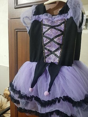 Uşaq üçün tematik kostyum – bənövşəyi və qara rənglərdə. - Üst hissə