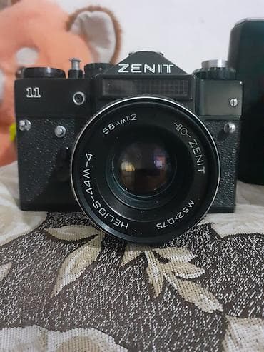 canon 24 105 f4: Zenit 11 film fotoaparatı + Helios-44M-4 58mm f/2 obyektiv - 35mm SLR — 1