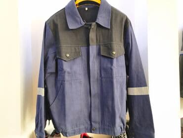 fosfor kurtka: İşçi gödəkcəsi - Rəng: tünd göy və qara kombinasiyası - Material — 1