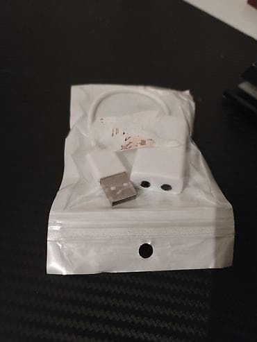 kabelər: USB səs kartı (eksternal) – 3.5 mm qulaqlıq və mikrofon adapteri — 2