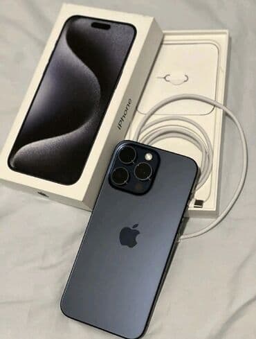 kamere: IPhone 15 Pro Max, 256 GB, Blue Titanium, Face ID — 3