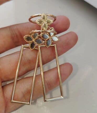 москва универмаг баку золото: В комплекте: Кольцо, Серьги, Tiffany, Желтое золото, 585 проба, 1013 г — 2