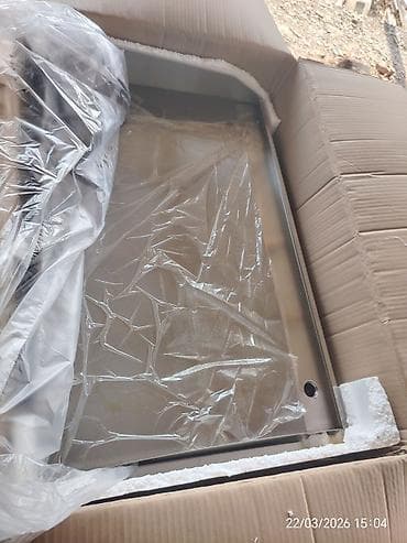 paslanmaz cən: Düzbucaqlı Mətbəx çanağı, Paslanmaz polad — 2