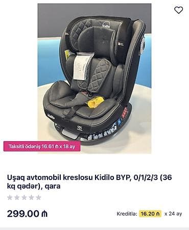 Автокресла: 🔹 Tam yenidir, istifadə olunmayıb. Xüsusiyyətləri: ✅ 360° fırlanma — 1