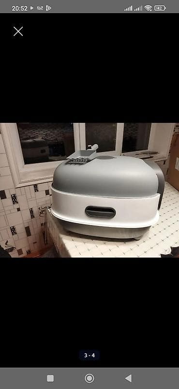 Sola çevir yenidir.Qapalı pişik tualeti – scoopup ilə - Qapalı