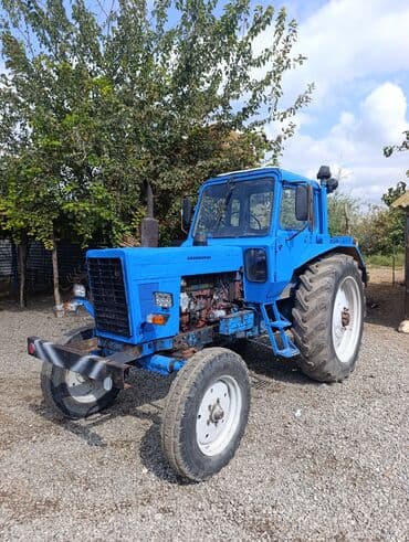 təkər traktor: Kənd təsərrüfatı üçün universal təkərli traktor mtz80 - Rəng: mavi — 2