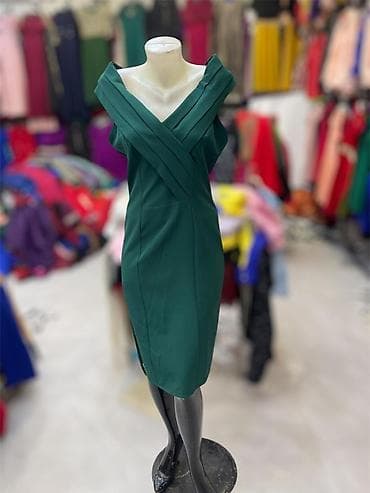 muncuqdan canta: Qadın geyimləri – müxtəlif modellər - Şaftalı rəngində A-kesim qısa — 5