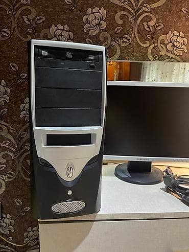 komputer masaustu: Masaüstü kompüter dəsti Tərkibi: - Sistem bloku – ön paneldə DVD-RW — 3