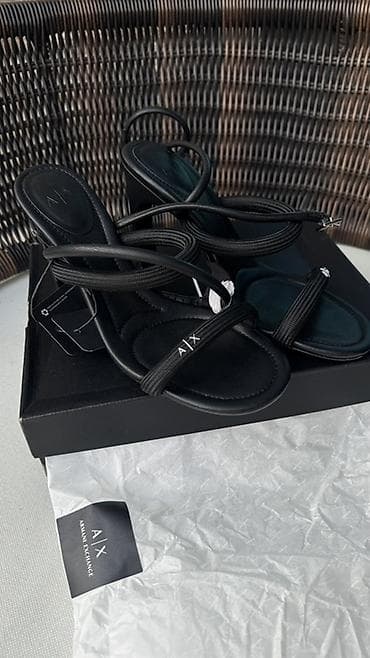 canta armani: Armani Exchange qadın sandaleti - Model: A|X Armani Exchange, kod — 2