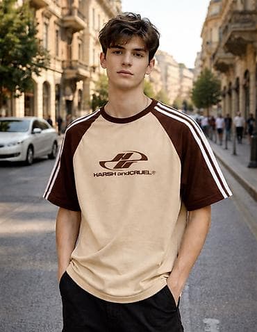 Oversize Tshirt S,M,L,XL ölçüləri var Metrolara çatdırılma Pulsuzdur