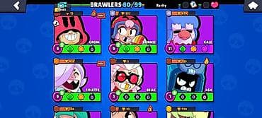 Avtoservis avadanlıqları: Brawl Stars oyunu üçün inkişaf etmiş hesab Əsas göstəricilər: - Kupa — 8