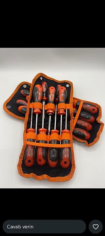 Mexaniki əl alətləri: Çoxfunksiyalı uclu tornavida dəsti - Dəst tərkibi: müxtəlif ölçülü — 1