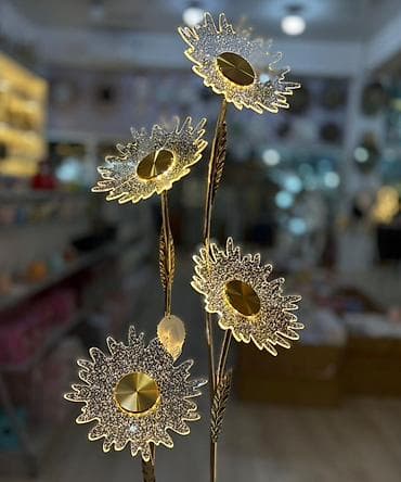 Картины и портреты: Dekorativ döşəmə lampası – “çiçək” dizaynlı - Növ: Döşəmə lampası - — 4