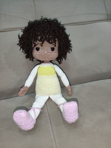 Oyuncaqlar: Вязаная кукла, ручная работа из экологически чистых материалов (будет — 3