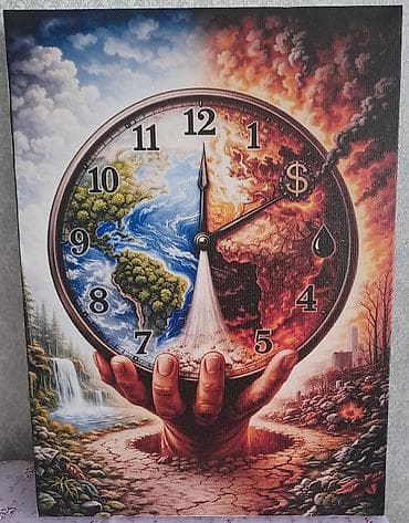 gozel ekran sekilleri: Rəsm tablosu – “Zaman və İqlim” mövzusu - Texnika: kətan üzərində — 1