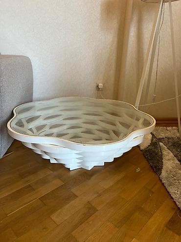 oval masalar: Oval masa, Açılmayan, Təkərsiz, Şüşə, Zəmanətsiz — 1