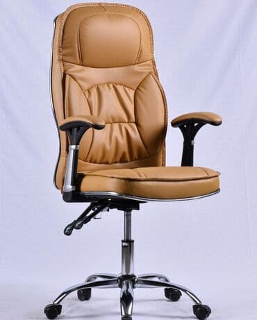 офисные кресла: Новый, С колесиками, Рукояти не регулируются, Кожа — 10