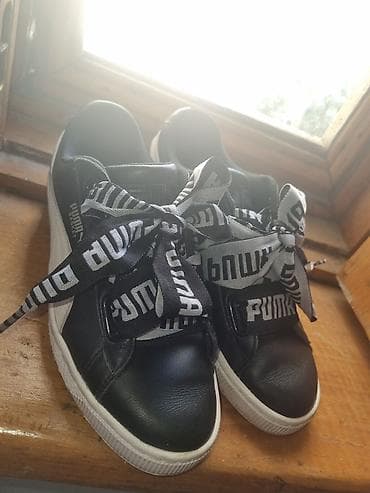 gb deri: Puma, Ölçü: 39, rəng - Qara, İşlənmiş — 1