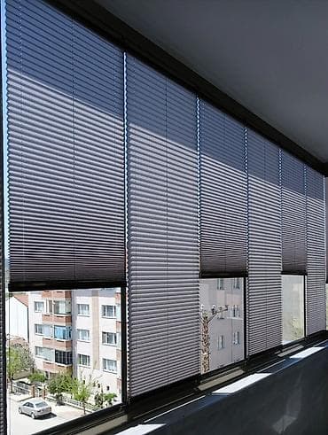 Plisse jalüz pərdələr - Pəncərə və balkon üçün müasir plisse sistem -