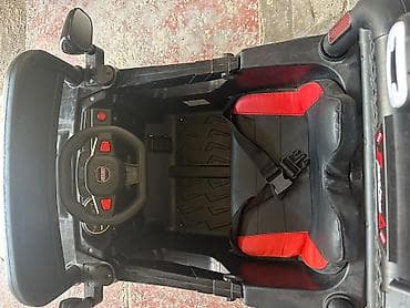 elekt: Uşaqlar üçün elektrikli minik maşını – “Off-Road 615” - Korpus: qara — 4