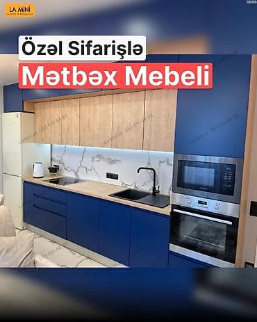 Özəl sifarişlə mətbəx mebeli - Dizayn: lakonik və minimalistik üslub lalafo.az -da Özəl sifarişlə mətbəx mebeli - Dizayn: lakonik və minimalistik üslub