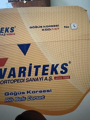Tibbi məhsullar: Variteks Göğüs Korsesi (Rib Belt Corset) – Kod: 137, Ölçü: L ( — 2