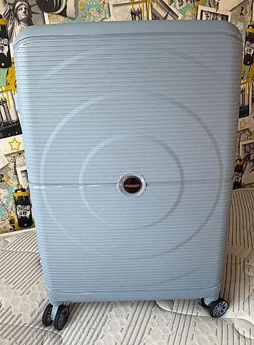 çamta: Böyük ölçülü sərt korpuslu çamadan – açıq boz rəngdə. 160 azn alinib — 6