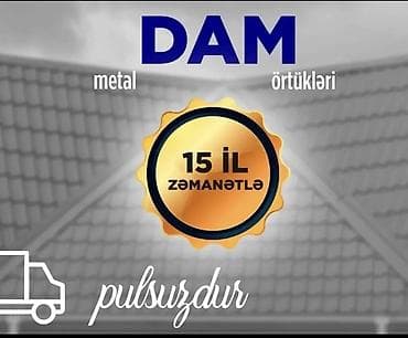 metal fermalar: Məhsul: Metal dam örtükləri - Yağıntıdan etibarlı qoruma təmin edən — 2
