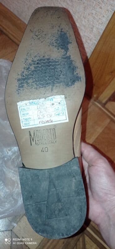купить ботинки в баку: Ayaqqabi klassik xalis təmiz dəri İtaliya, 1 dəfə geyilib, cox baha — 3