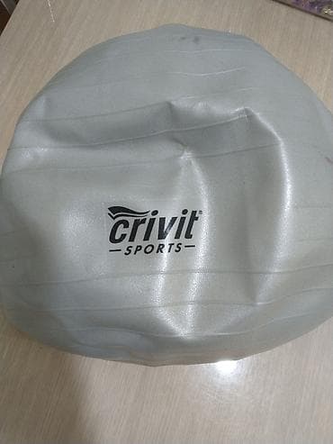 фитнес: Crivit Sports fitnes/topu (gym ball), gümüşü rəng. 120 kq çəki — 4