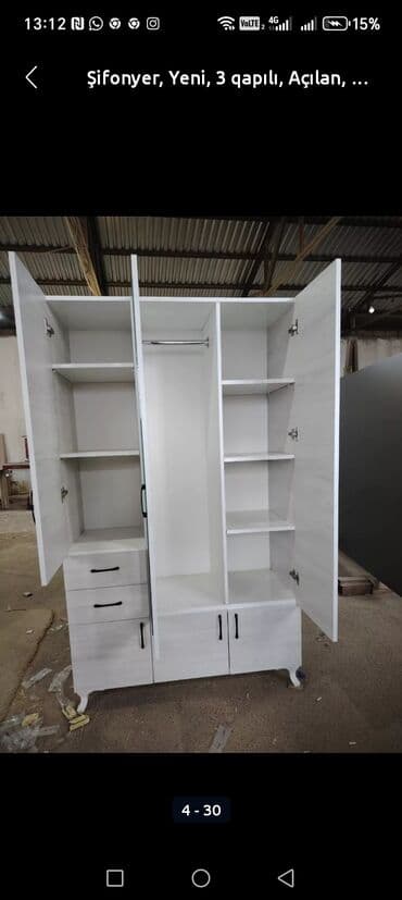 deniz ucun cetirler: Yeni, 3 qapılı Düz dolab, Dolab-asılqan — 2