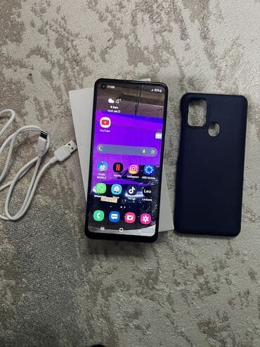 ps4 1 tb: Samsung Galaxy A21S, 64 GB, rəng - Qara, Barmaq izi — 9