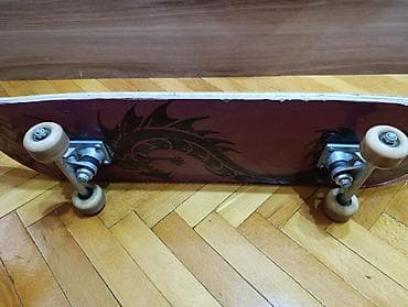skateboard: Skateboard – tam komplekt - Taxta: klassik konkav formaya malik, üst — 3