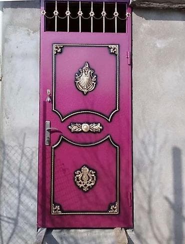 Döşəmə: Metall seyf qapılar – dekorativ naxışlı, möhkəm konstruksiya Məhsulun — 7