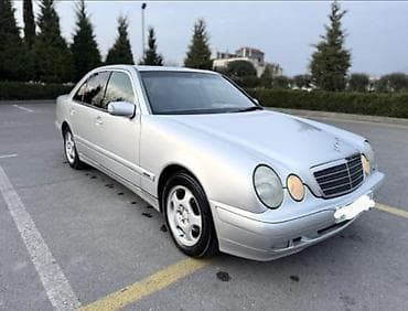 turbo az 2106: Mercedes-Benz E-Class (W210) sedan - Kuzov: sedan, gümüşü rəng - — 2
