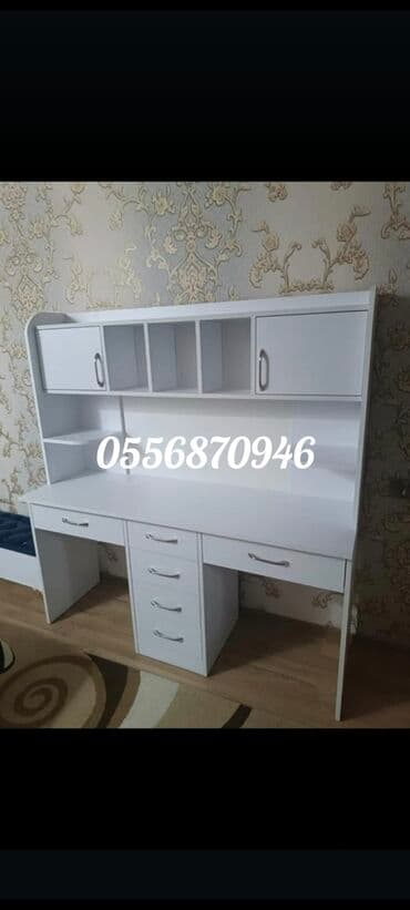 tek çarpayı: Oğlan və qız üçün, Yeni, Siyirməli, Yazı masası, Stulsuz — 4