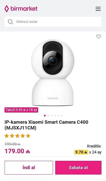 komputer setup: Gizli kamera xiaomi mi C400 BHR6619GL işləkdir — 2