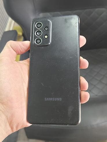 Samsung Galaxy A52, 128 GB, rəng - Qara, Barmaq izi — 5