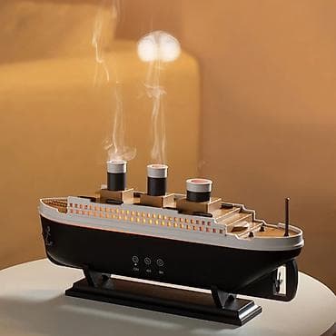 Ütülər və buxarlayıcılar: Jellyfish Aroma Diffuser – Gəmi dizaynlı aromaterapiya cihazı - — 5